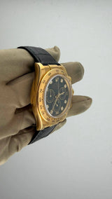 2005 Rolex Daytona Black Diamond Dial 116518 (Watch + Papers + WT + Factory Leather Straps) - Thumb 5