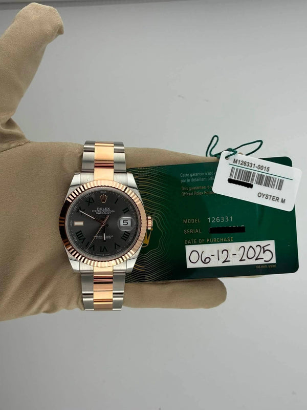 2025 Rolex Datejust 41 Wimbledon 126331 (Watch + Card + WT)