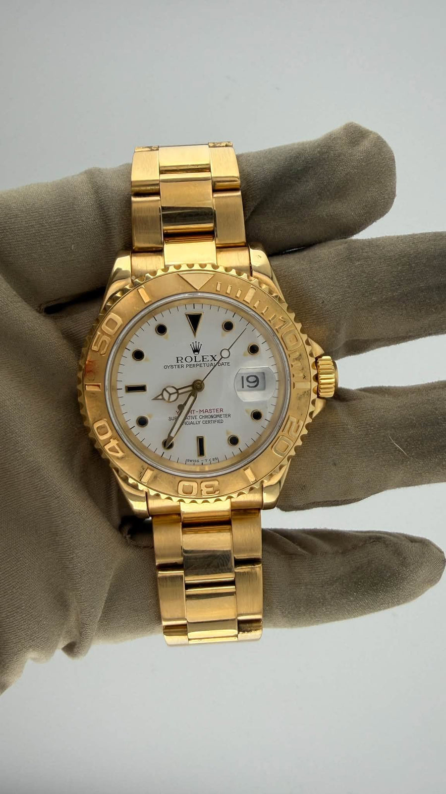 1998 Rolex Yacht-Master White Dial 16628 - Image 3