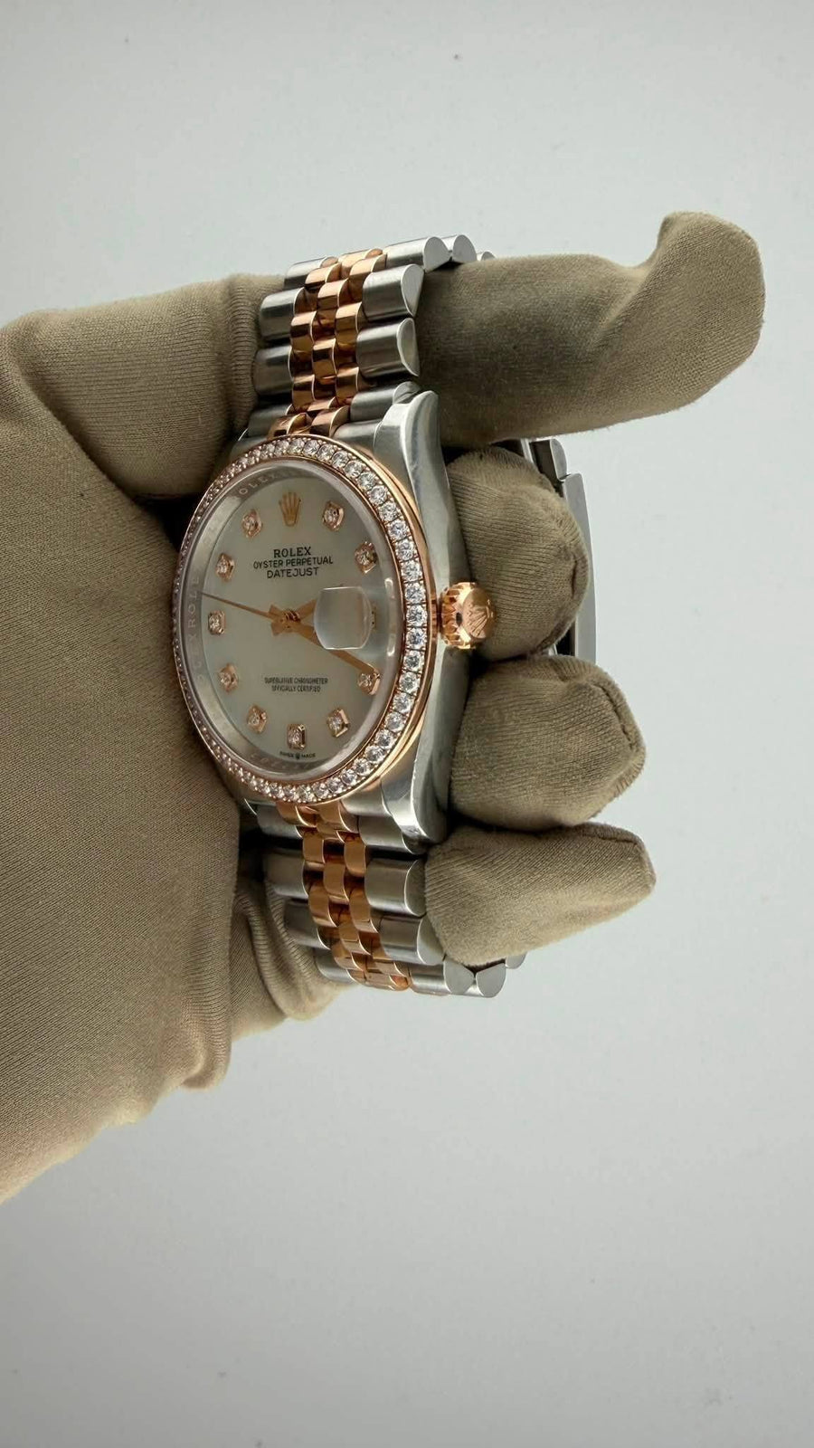 2023 Rolex Datejust 36 MOP Diamond Dial 126281RBR - Image 4