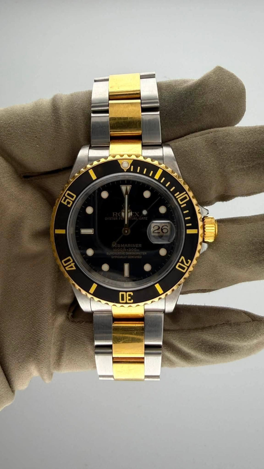 2000 Rolex Submariner Black Dial 16613 (Watch + Papers + WT) - Image 3
