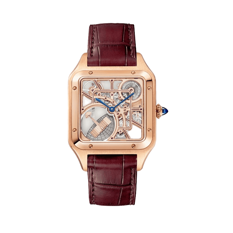 Cartier Santos Skeleton Skeleton Leather 31mm - Image 1
