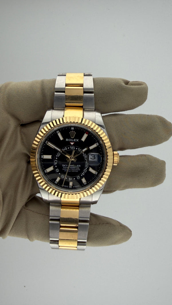 2025 Rolex Sky-Dweller Black Dial 336933 (Watch, Card & Box)
