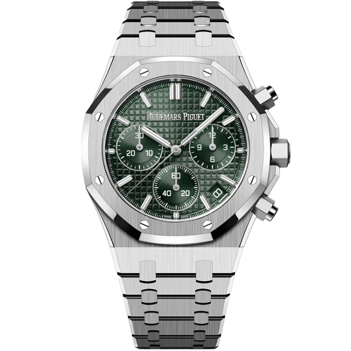 Audemars Piguet Royal Oak Chronograph Green Steel 41mm - Image 1