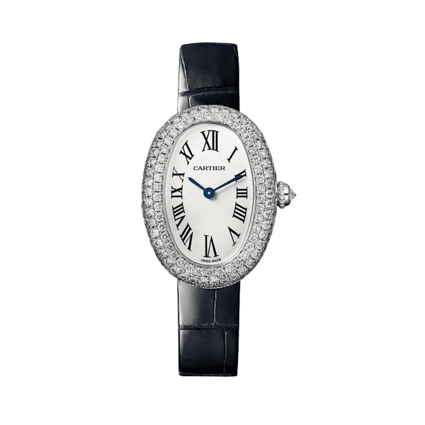 Cartier Baignoire White Leather 26mm