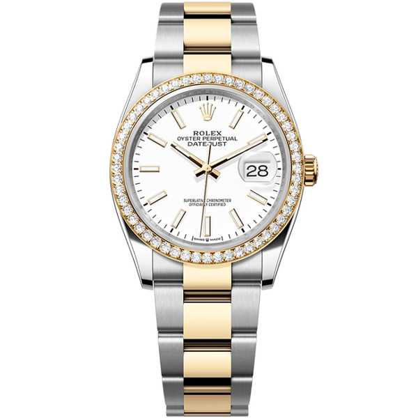 Rolex Datejust White Two-Tone 36mm