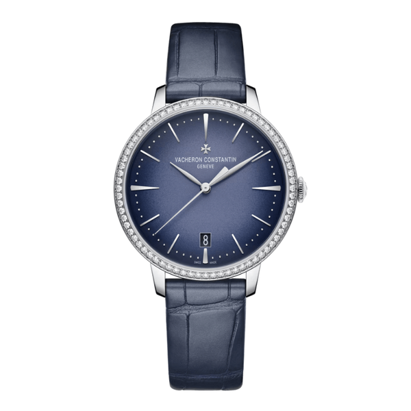 Vacheron Constantin Patrimony Blue Alligator Leather 36.5mm