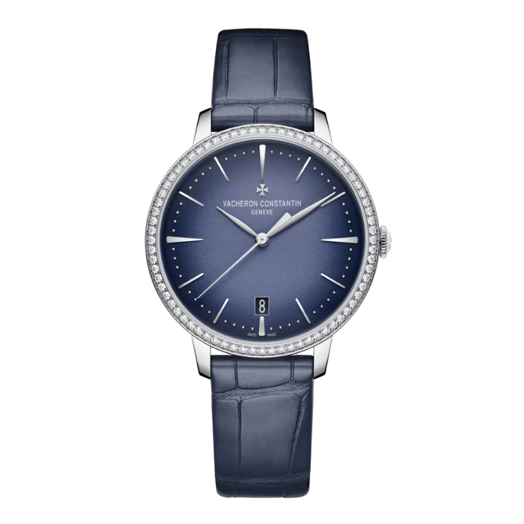 Vacheron Constantin Patrimony Blue Alligator Leather 36.5mm - Image 1