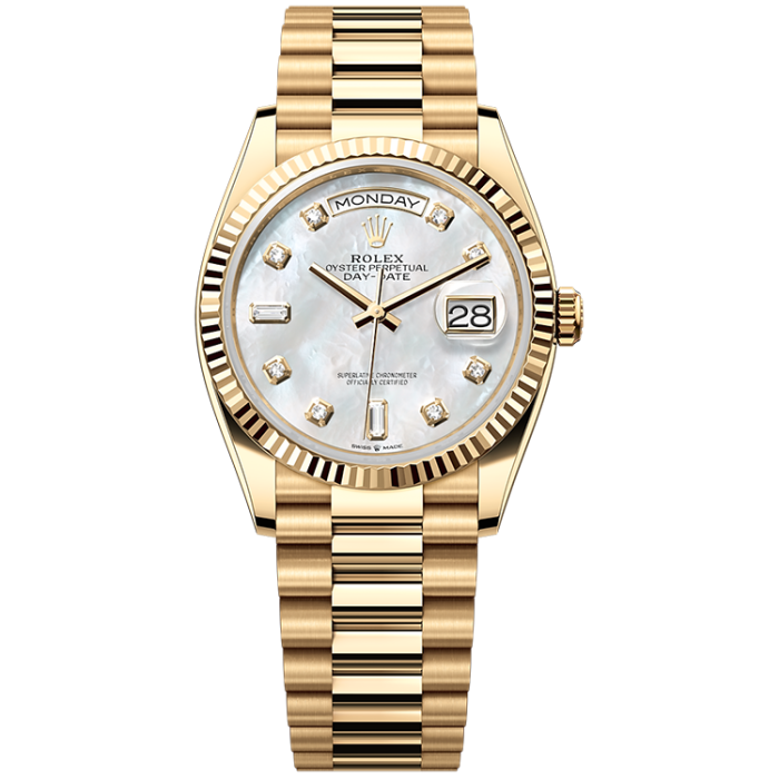 Rolex Day-Date Mother of Pearl Yellow Gold 36mm - Image 1
