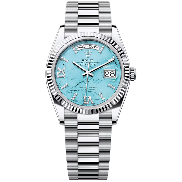 Rolex Day-Date Blue Platinum 36mm