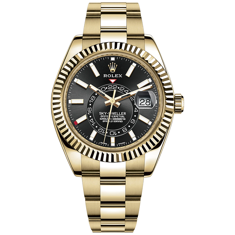 Rolex Sky-Dweller Black Yellow Gold 42mm - Image 1