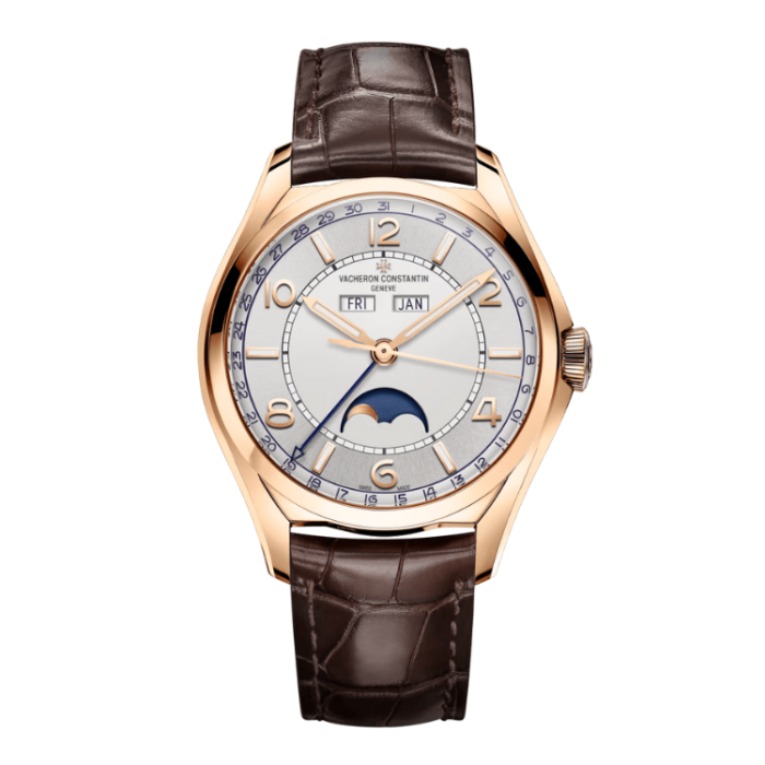 Vacheron Constantin Fiftysix Silver Alligator Leather 40mm - Image 1