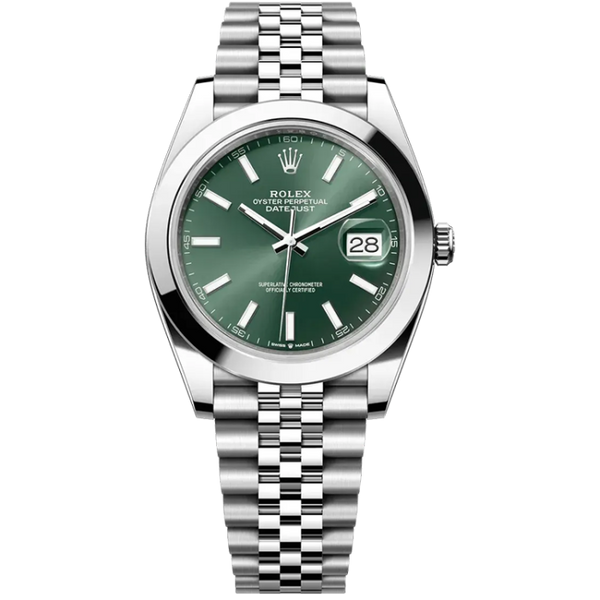 Rolex Datejust Green Steel 41mm