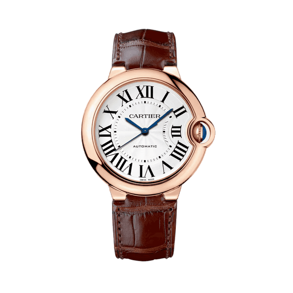 Cartier Ballon Bleu Medium White Leather 36mm