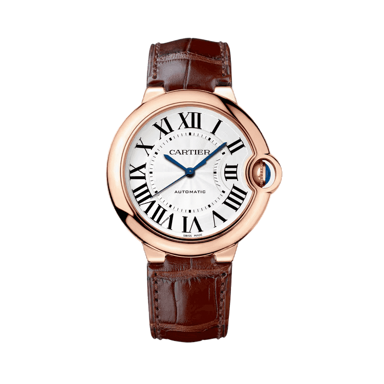 Cartier Ballon Bleu Medium White Leather 36mm - Image 1