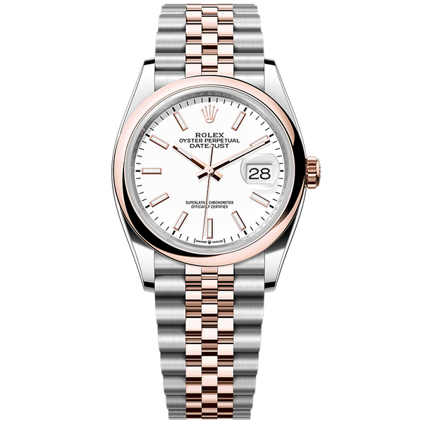 Rolex Datejust White Two-Tone 36mm