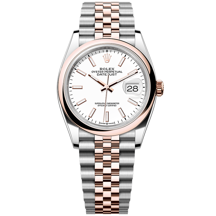 Rolex Datejust White Two-Tone 36mm - Image 1