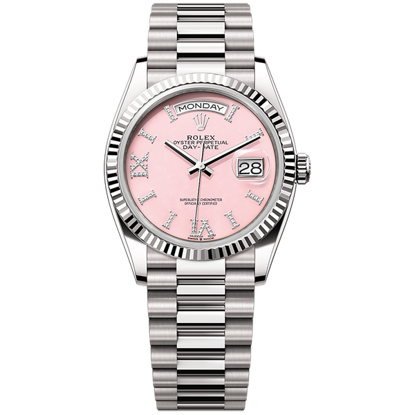 Rolex Day-Date Pink White Gold 36mm