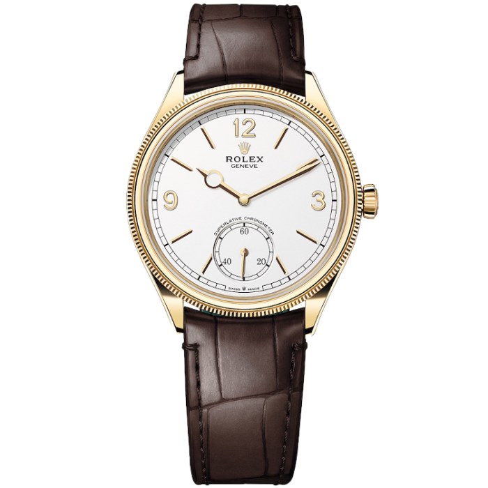 Rolex 1908 White Leather 39mm - Image 1