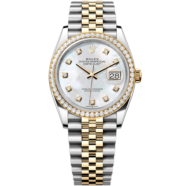 Rolex Datejust Mother of Pearl Two-Tone 36mm