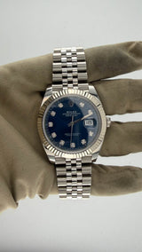 2020 Rolex Datejust Blue Diamond Dial 126334 - Thumb 3