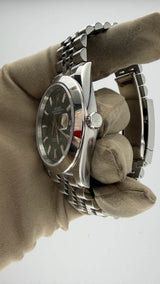 2025 Rolex Datejust 41 Green Stick Dial 126300 (Watch + Card + WT) - Thumb 4