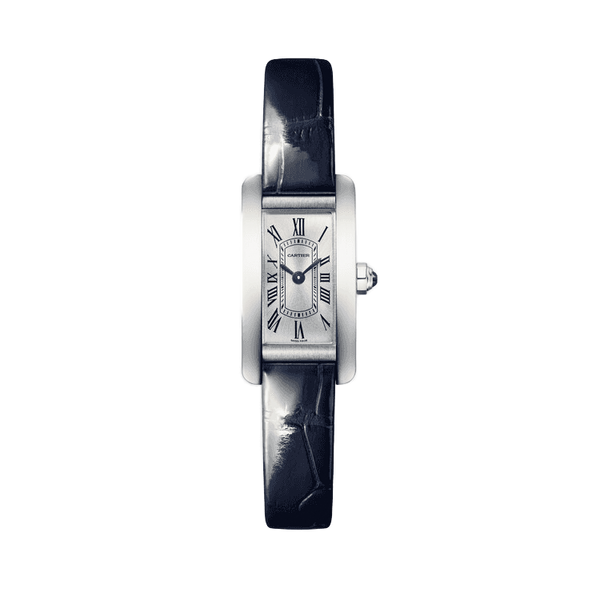 Cartier Tank Américaine Silver Leather 15mm