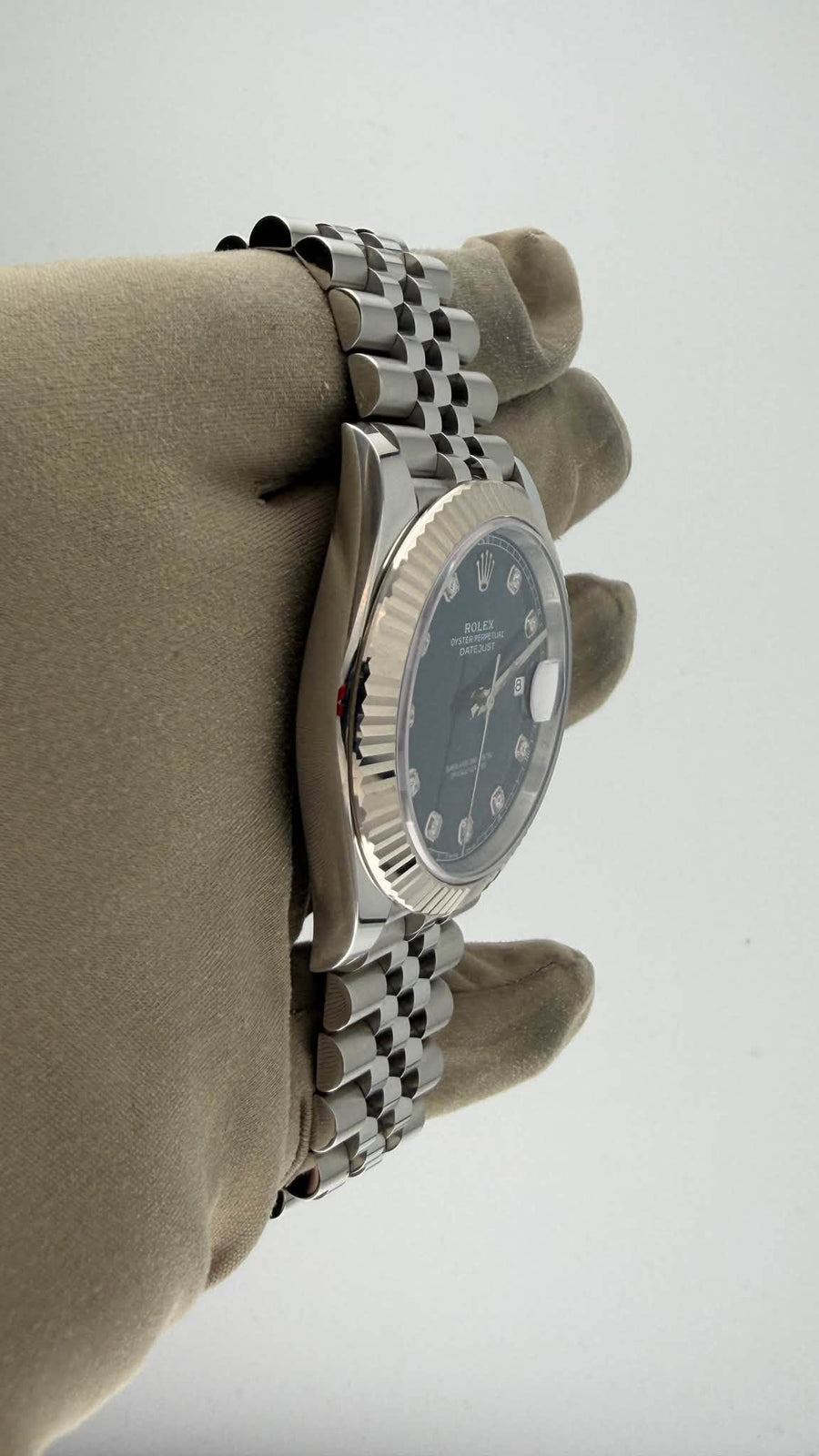 2020 Rolex Datejust Blue Diamond Dial 126334 - Image 5