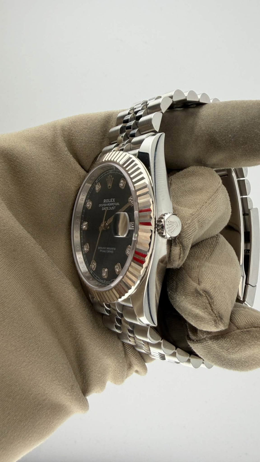 2020 Rolex Datejust Blue Diamond Dial 126334 - Image 4