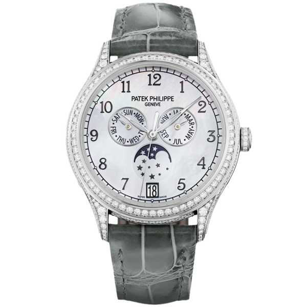 Patek Philippe Complications Mother of Pearl Leather 38mm