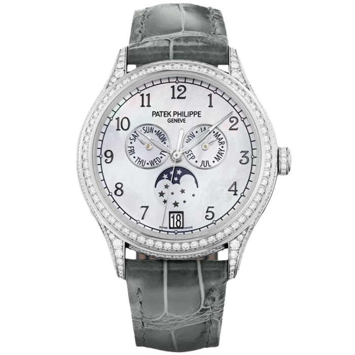 Patek Philippe Complications Mother of Pearl Leather 38mm - Image 1