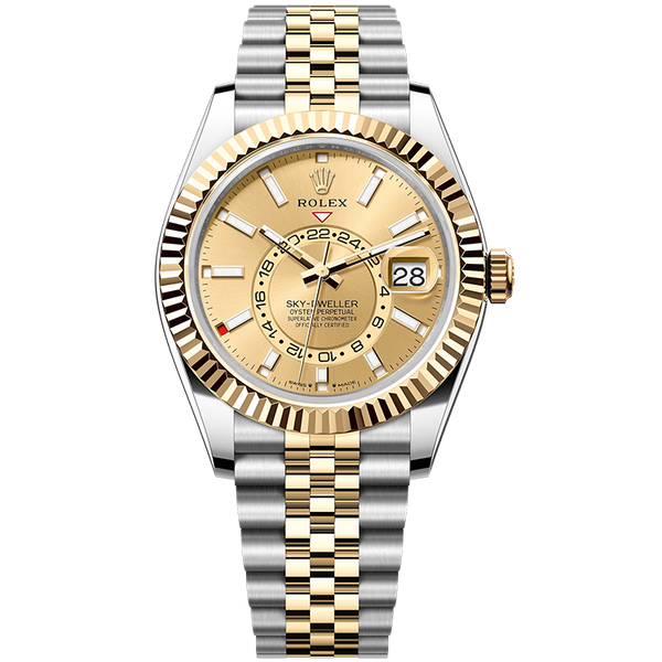 Rolex Sky-Dweller Champagne Two-Tone 42mm