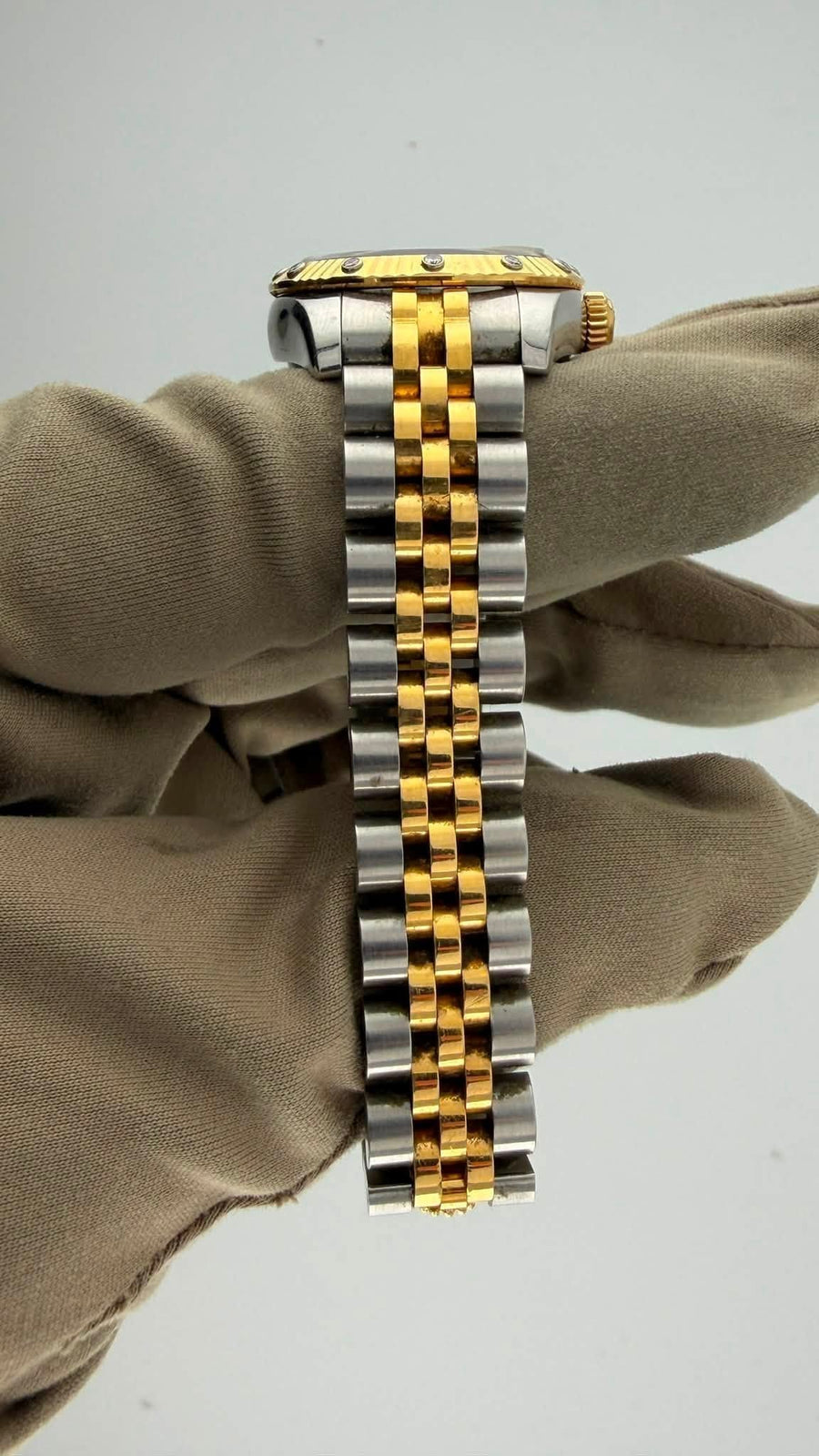 2006 Rolex Datejust 26 Champagne Diamond Dial & Bezel 179313 (Watch + Paper + WT) - Image 9