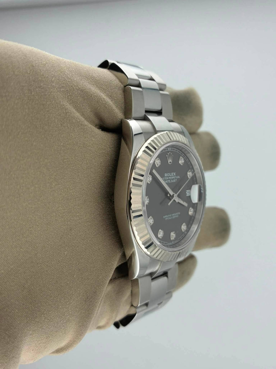 2026 Rolex Datejust 41 Rhodium Diamond Dial 126334 - Image 5