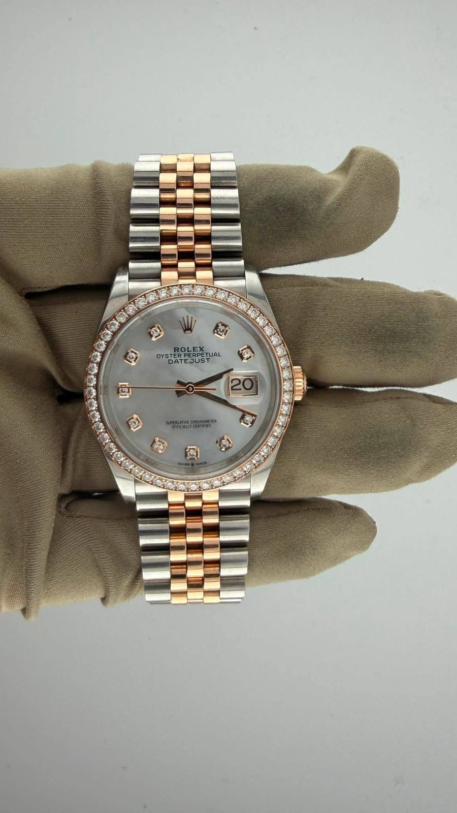 2023 Rolex Datejust 36 MOP Diamond Dial 126281RBR - Image 3