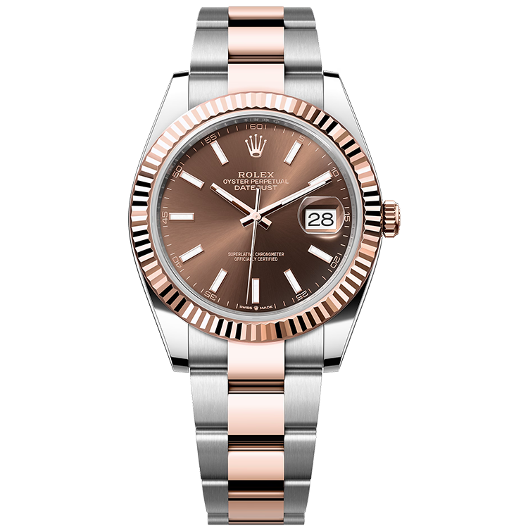 Rolex Datejust Chocolate Two-Tone 41mm - Image 1
