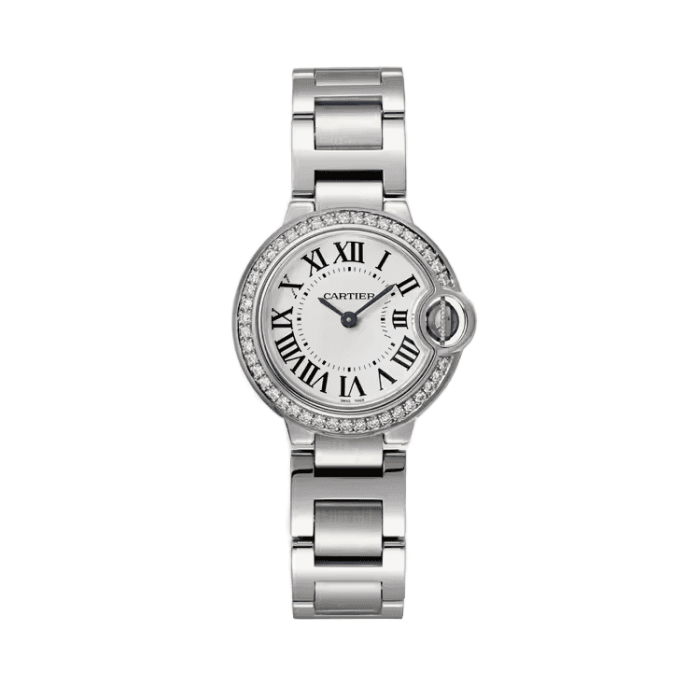 Cartier Ballon Bleu Small White Steel 28mm - Image 1
