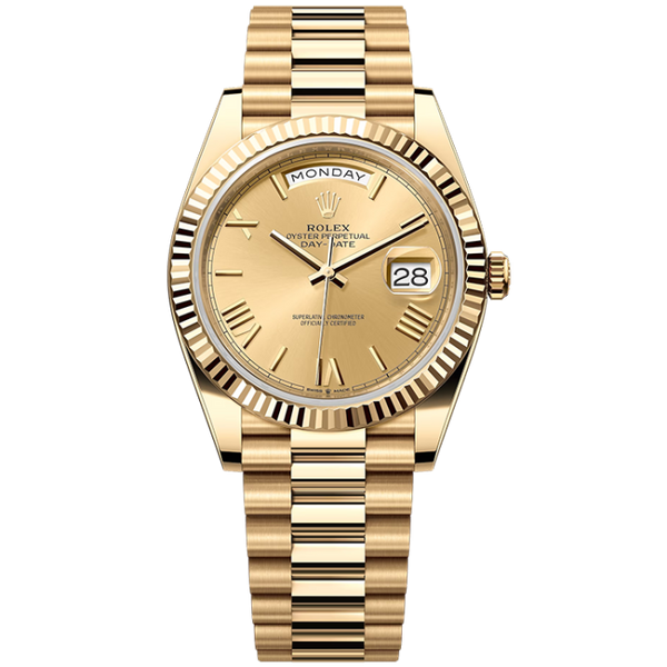 Rolex Day-Date Champagne Yellow Gold 40mm