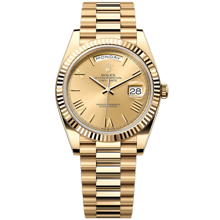 Rolex Day-Date Champagne Yellow Gold 40mm - Image 1