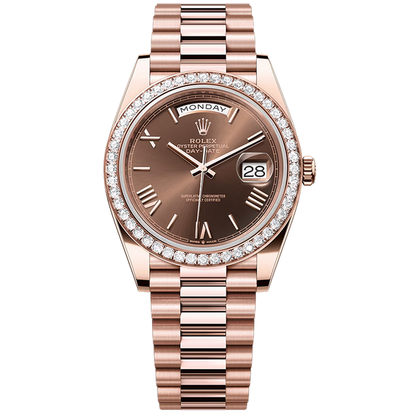 Rolex Day-Date Chocolate Rose Gold 40mm