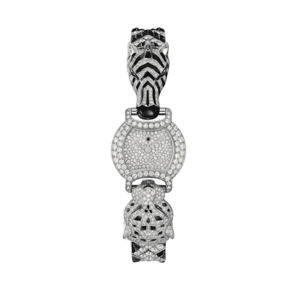 Cartier Indomptables Diamond Pave White Gold 22.2mm