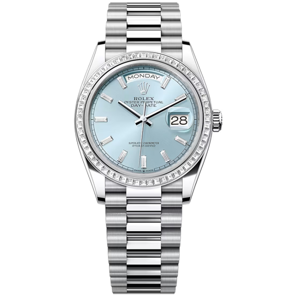 Rolex Day-Date Blue Platinum 36mm