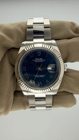 2026 Rolex Datejust 41 Blue Roman Dial 126334 - Thumb 3