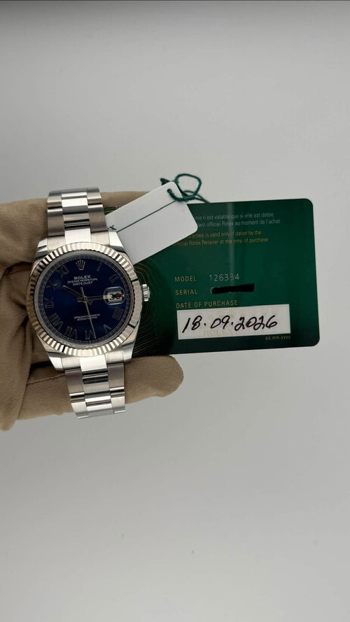 2026 Rolex Datejust 41 Blue Roman Dial 126334