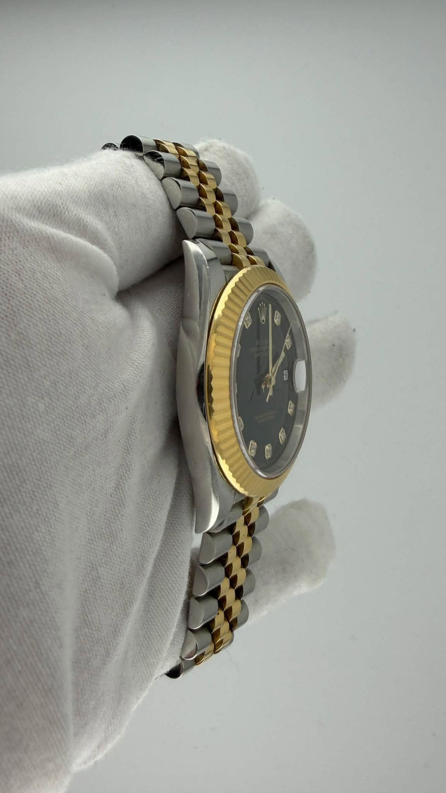2022 Rolex Datejust Black Diamond Dial 126333 - Image 5