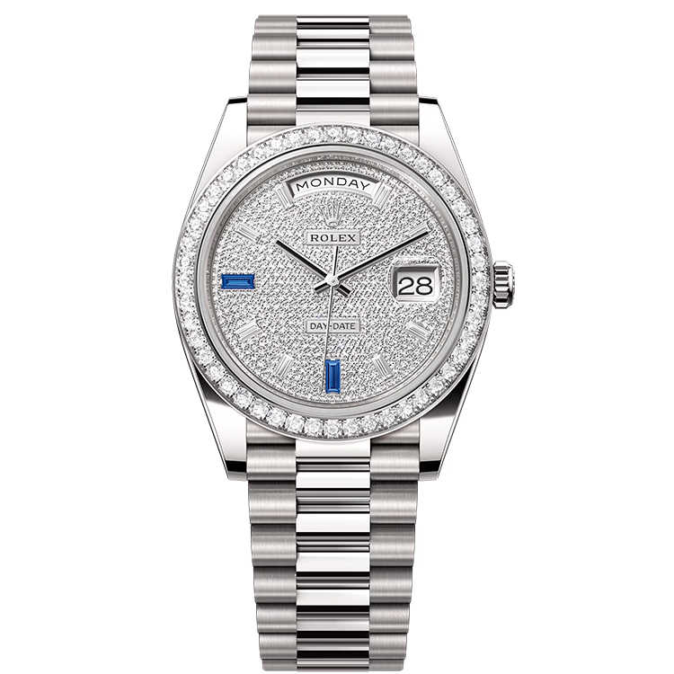 Rolex Day-Date Diamond Pave White Gold 40mm - Image 1