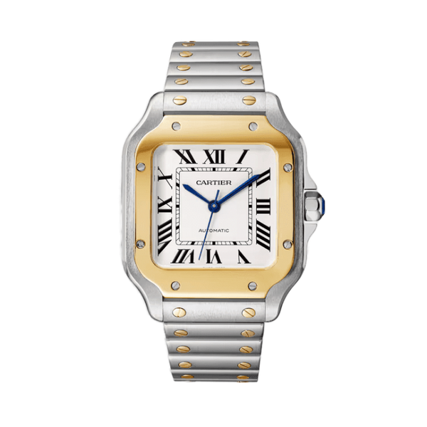 Cartier Santos De Cartier White Steel 35.1mm