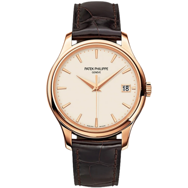 Patek Philippe Calatrava White Leather 39mm