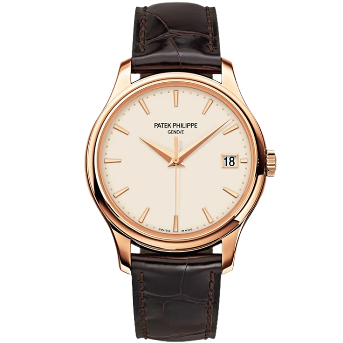 Patek Philippe Calatrava White Leather 39mm - Image 1