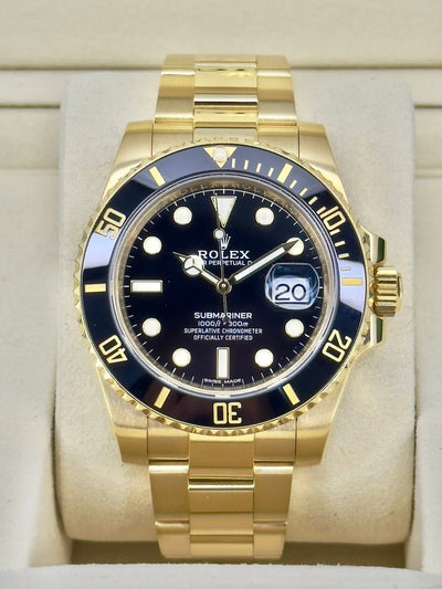 2018 Rolex Submariner 116618ln ( Box, Watch, Papers, booklets)